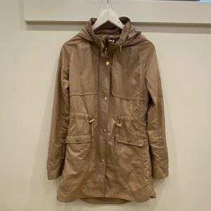 Ted Baker Tan Hooded Trench Coat